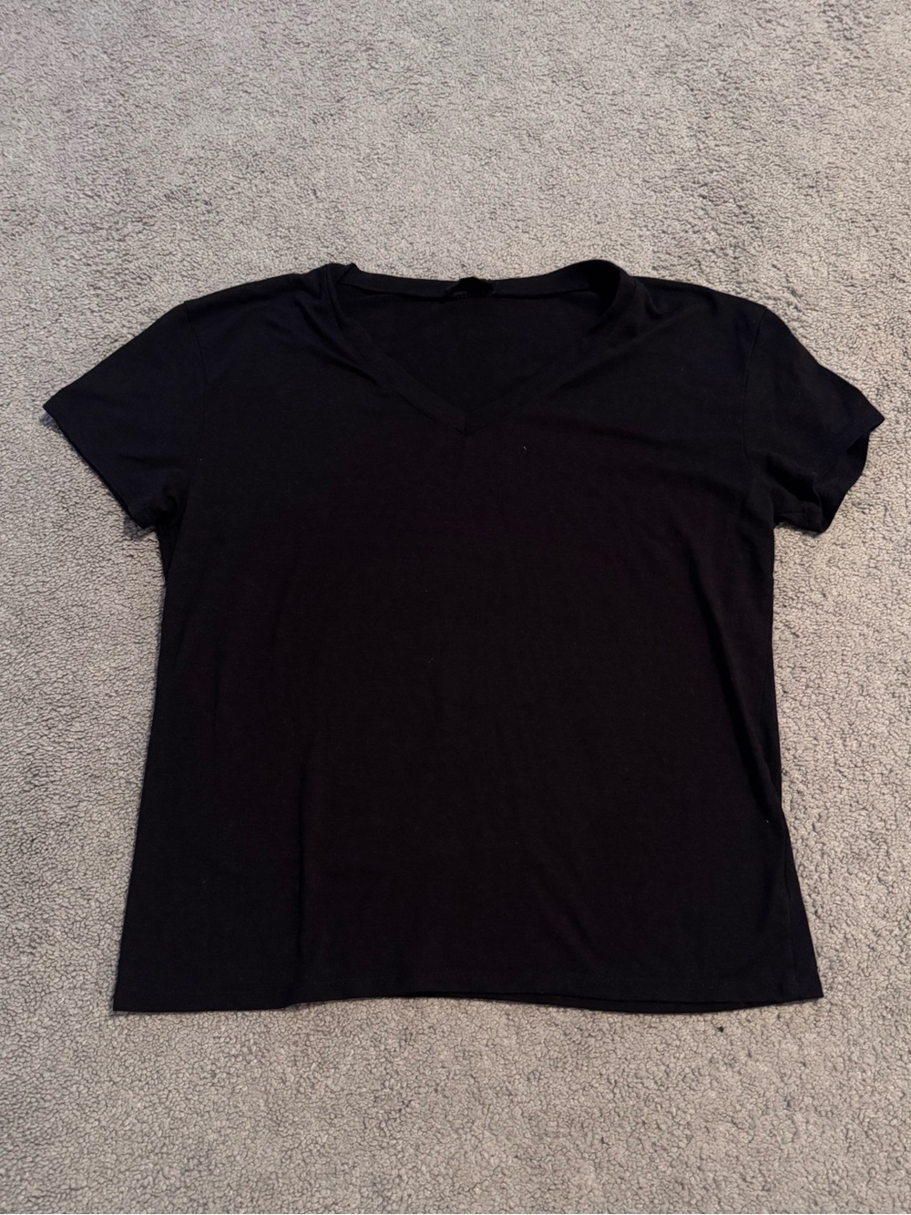 Black V-Neck T-Shirt